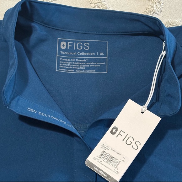 Figs Rafaela Three Pocket Scrub Top size XL - Picture 4 of 9